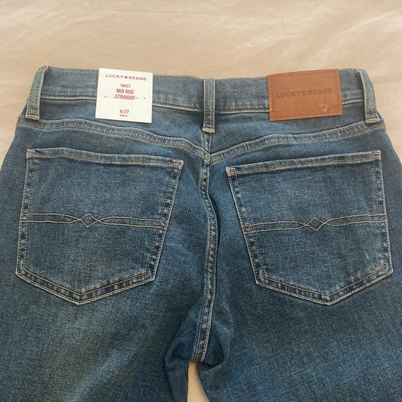Women’s Lucky Brand Jeans Mid Rise Straight size 4/27 - Picture 5 of 5